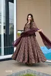 Lucaya Vol 24 By Lucaya Heavy Air Tex Chinon Printed Gown Exporters In India